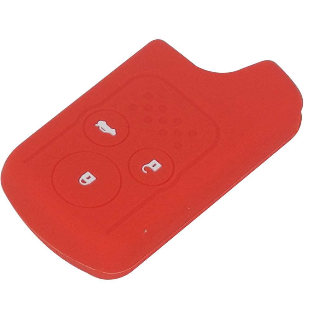 Jingyuqin 3 Buttons Remote Silicone Car-Styling Key Cover Case Set Stickers For Honda Accord Crv Civic 2006 2011 2013 2014 2015
