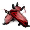 2Pcs LED Rear Reflector Fog Lamp Bumper Light Brake Light Turn Signal Light for Mazda CX-3 CX3 2015-2019