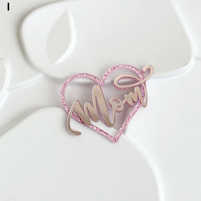 

Украшение на торт ко Дню матери, золото, простой дизайн, акриловые украшения на торт для вечеринки с мамой, подарки на День матери, украшение на десерт