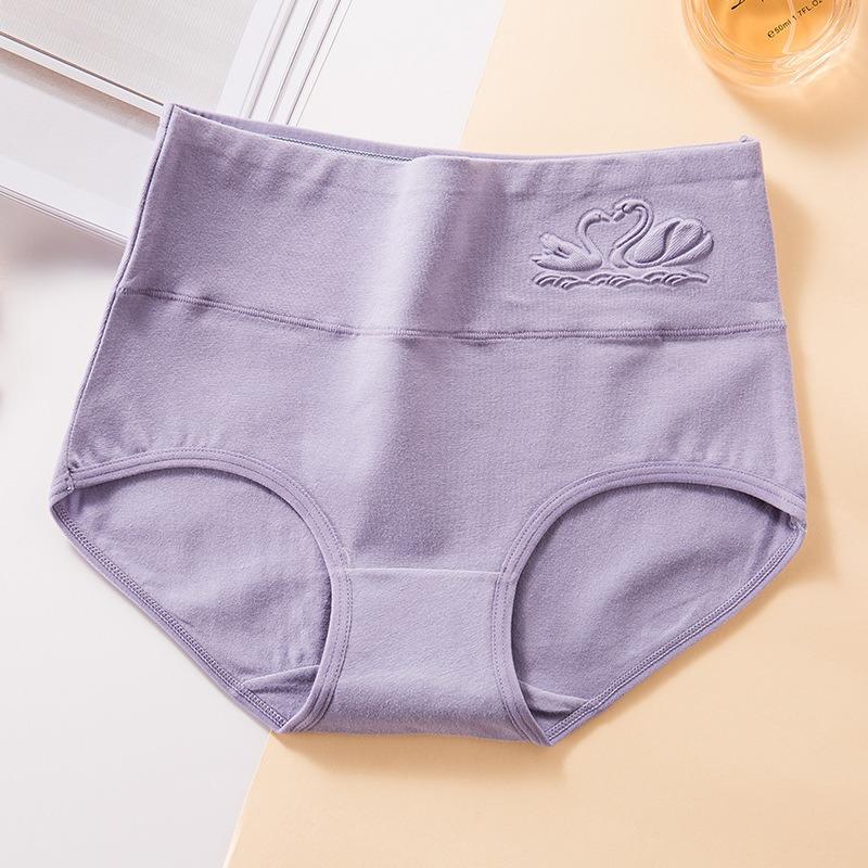 Women's Fashionable Breathable Underwear with High Waist and Tight Fit Oversized Briefs