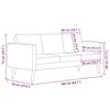 3 Seater Fabric Sofa In Dark Grey