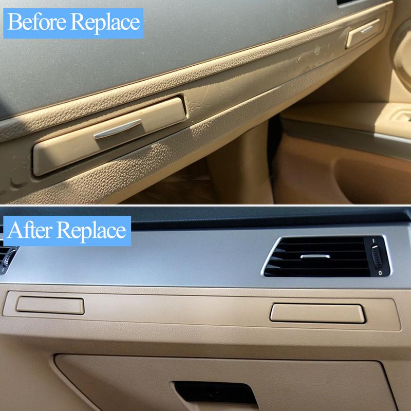 LHD Black Beige Dashboard Water Cup Holder Panel Decoration Cover Strip Trim For BMW 3 Series M3 E90 E91 E92 E93 320i 2005-2012