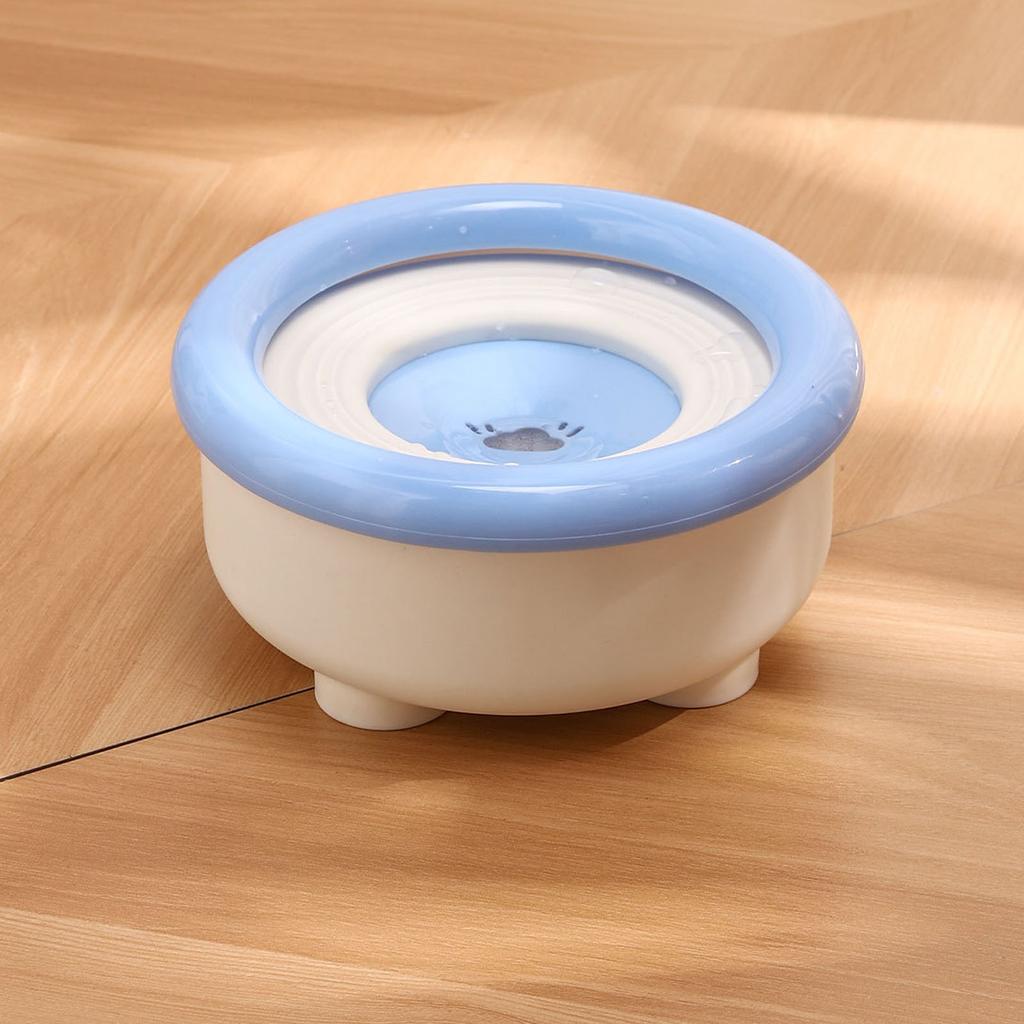 Dog Water Bowl, Non-Wet Mouth Floating Pet Water Dispenser, Suspended Dog Water Basin for Fresh Drinking