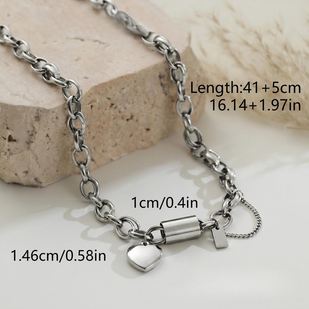 Fashion Love Pendant Chain Bracelet Personalized Niche European and American Hand Jewelry