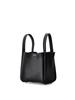 Songmont Song Bag Cube Bag Large Bucket Tote Bag Genuine Leather Shoulder Bag Picotin Style Leather Handbag Luxury Bag Commuting Black Leather 3way M