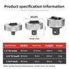 Mini Ratchet Wrench 1/4" 3/8" 1/2" Drive Small Quick Socket Portable Whole Steel Palm Finger Reversible Two-way Square Tool