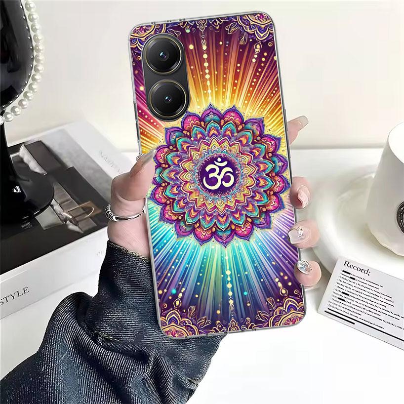 Mandala Chakra Insist Yoga Soft Phone Case For Xiaomi Redmi 15C 15 13C 13 Poco X5 X6 X7 F7 Ultra M7 12C 12 10 10C 9C 9A 9T 9 Fun