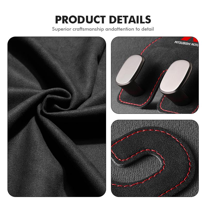 cxumpj1 For Mitsubishi Car Seat Hook Hanger Bag Organizer Multi-Function Hook Accessories Lancer ASX Pajero Mirage Attrage Xpander
