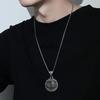 Basketball Pendant Men's Necklace New Sports Style Stainless Steel Chain Fashion Hip Hop Neck Accessories Party Jewelry Gifts