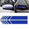 2pcs Car Rearview Mirror Reflective Strip Styling Auto SUV Vinyl Car Sticker Left Right Side Decal DIY Car Body Decals 15*3cm