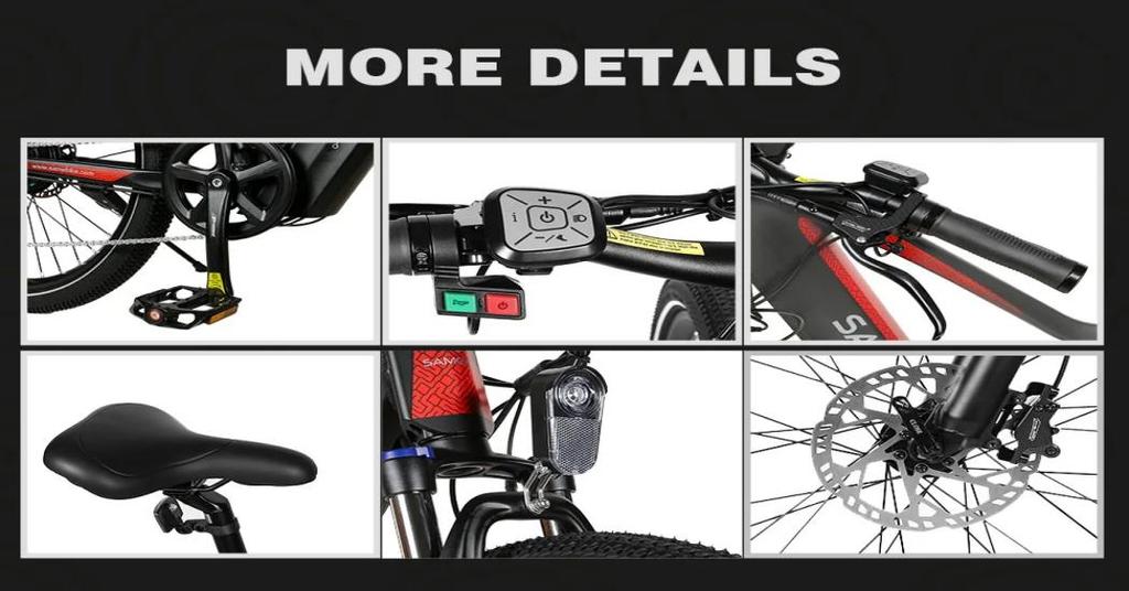 Samebike XD26 Electric Bicycle 26" Mountain Moped 750W 14AH Lithium Battery 40km/H Men's Road EBike Off Road MTB For Adults