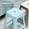 Camellia European Style Thickened Plastic Stool