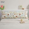1Pcs 150Cm Lover One Piece Double Long Pillowcase Printed Home Sleeping Couple Pillow Cover Extended Bed Pillowcase Without Core