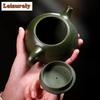 260ml Yixing Lila Ton Stein Schöpfkelle Teekanne Handgefertigt Grüne Erde Teekanne Schönheit Tee-Sieb Kessel Chinesisches Zisha Kung Fu Tee-Set