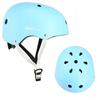 Niebieski Kask Na Rower Ochronny Mocna Skorupa Wentylowany Rozmiar L 58-61