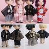 HIGHAWK Obitsu 11 OB11 Obitsu Doll 11cm Body Compatible Body9 Doll 11cm Kimono Set Suit Outfit Obitsu Body Kimono Nendoroid Yukata DDF 3-Piece (Boy,
