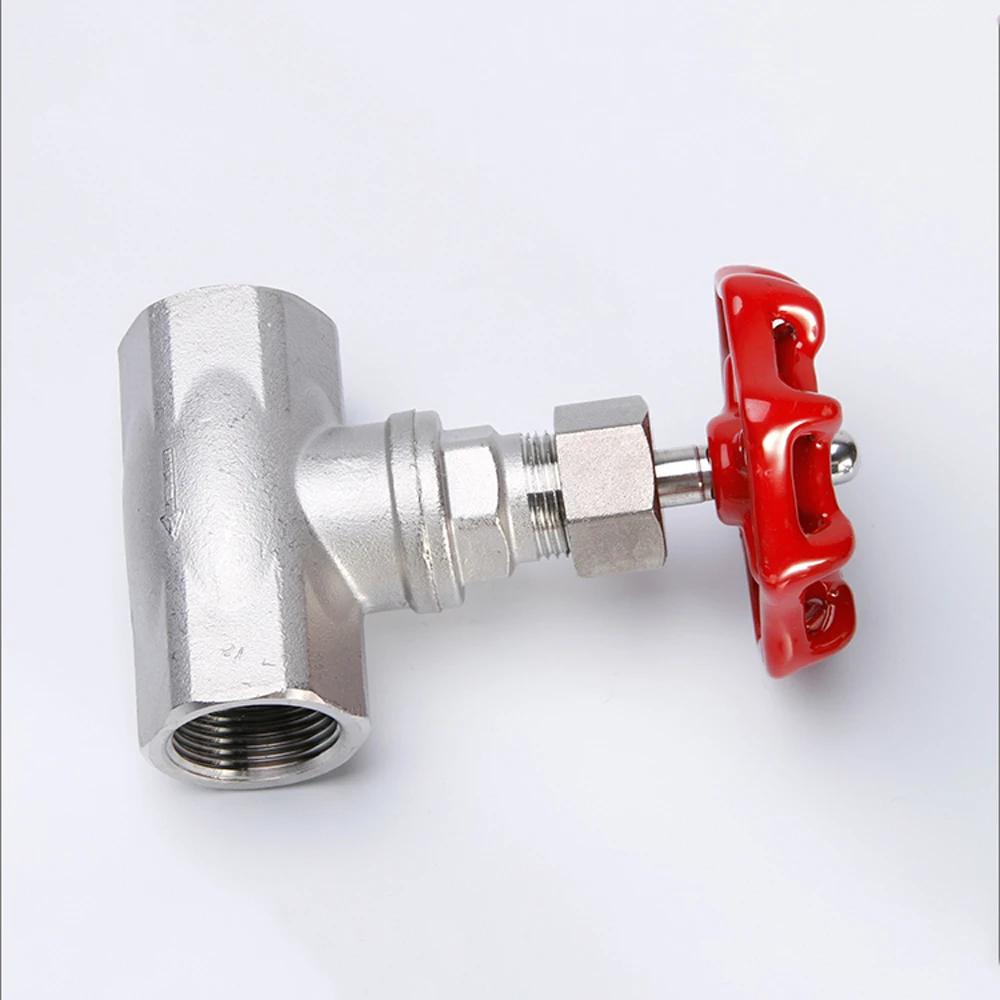 DN15-50 1/2" 3/4" 1" 1-1/4" 1-1/2" 2" BSPT Female Shut-off Valve 304 Stainless Steel Water Gas Oil Home Garden