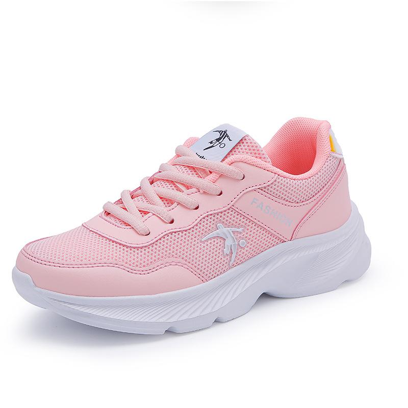 Brand sports and leisure women's shoes Lightweight non-slip soft-soled running shoes Wear leather waterproof shoes in rainy days in spring and autumn