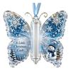 Weihnachtsbaum-Hänge-Dekoration Bargeld-Geschenk-Schmuckstück, Acryl-Schmetterling Geldhalter mit Eingebaut?in Ornament für durchsichtiges Fach, Weihnachtsbaum,