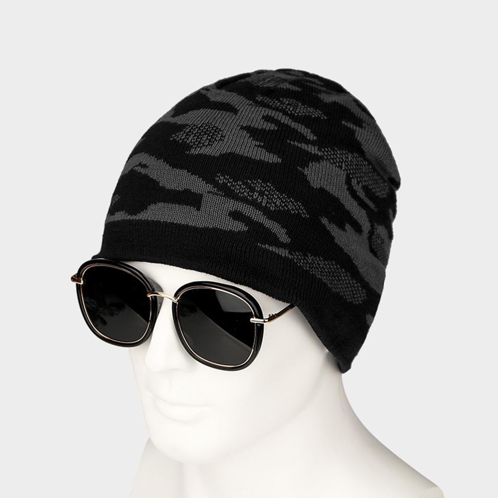 1pc Stocking Hat Camouflage Warm Soft 