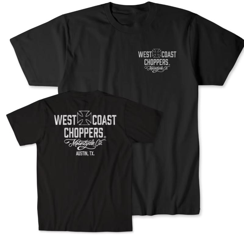 Heißes West Coast Choppers Grafik Baumwoll-T-Shirt Unisex Sommer Kurzarm Modemarke T-Shirt Luxus Lässig Vintage T-Shirts 2026 Neu