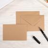 100pcs 7x10cm Bulk Kraft Paper Envelopes - Ideal for Wedding Invitations, Love Letters, Gift Cards & Office Mailing