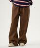 UNKNOWN PLANET Custom One-Pleat Dyed Pants Brown