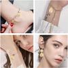 30/100pcs  Golden Marine Animal Charm Mixed Starfish Shell Stainless Steel Jewelry Making Pendant In Bulk