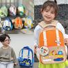 Elementary Children Backpack School Unisex Double Shoulder Bag With Coin Purse