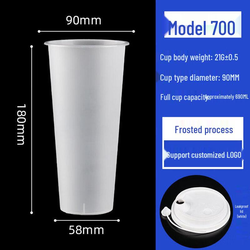 Transparent Disposable Beverage Cup