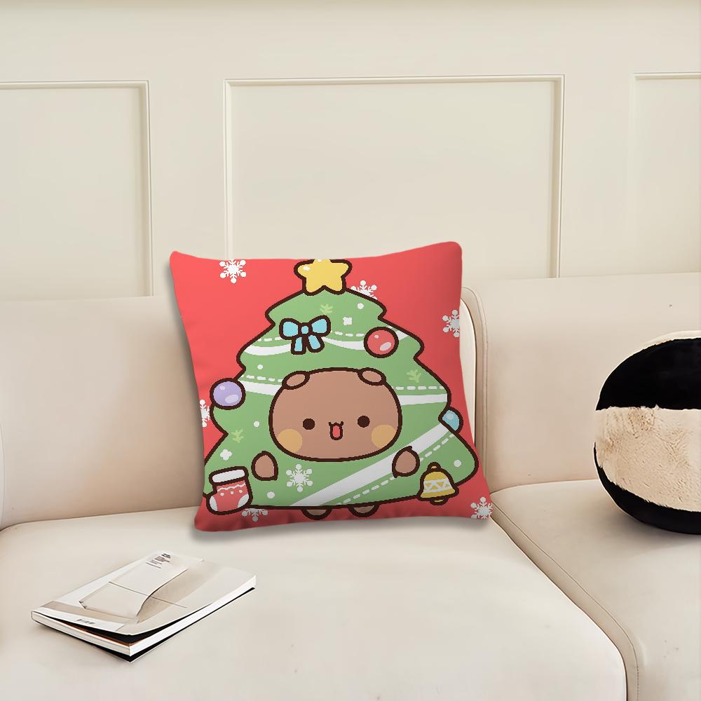 Мультяшная dudu bubu Рождественская елка милая наволочка Наволочка Декор Комната Дом Диван гостиная Офис Авто Нордическая Простота 12x12Inch