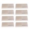 8Pcs Rectangular Reflectors Water Proof Self Adhesive Rectangular Reflective Stickers for Trailer Caravan Truck Tractor