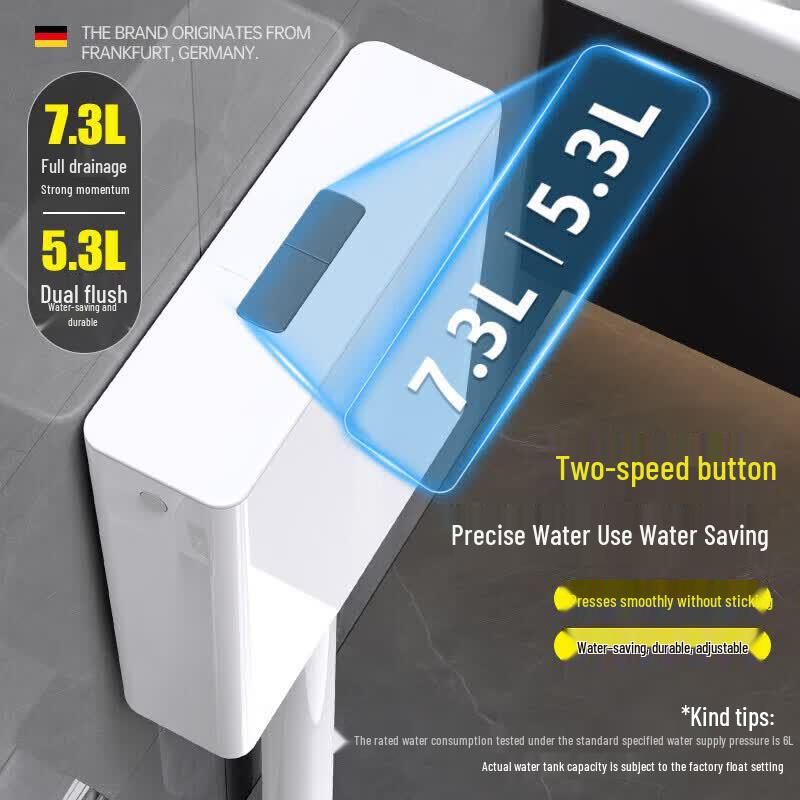 Oulin Spülkasten & Deckel für Hocktoiletten