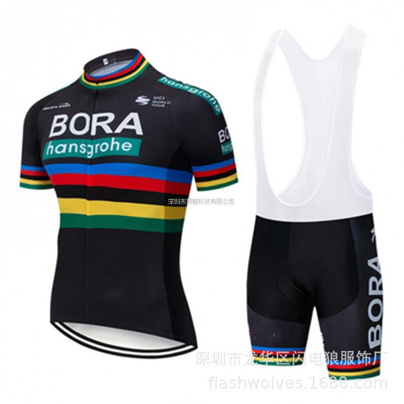 BORA Edición Equipo Traje de Ciclismo Manga Corta Verano Bicicleta de Montaña Tour de Francia
