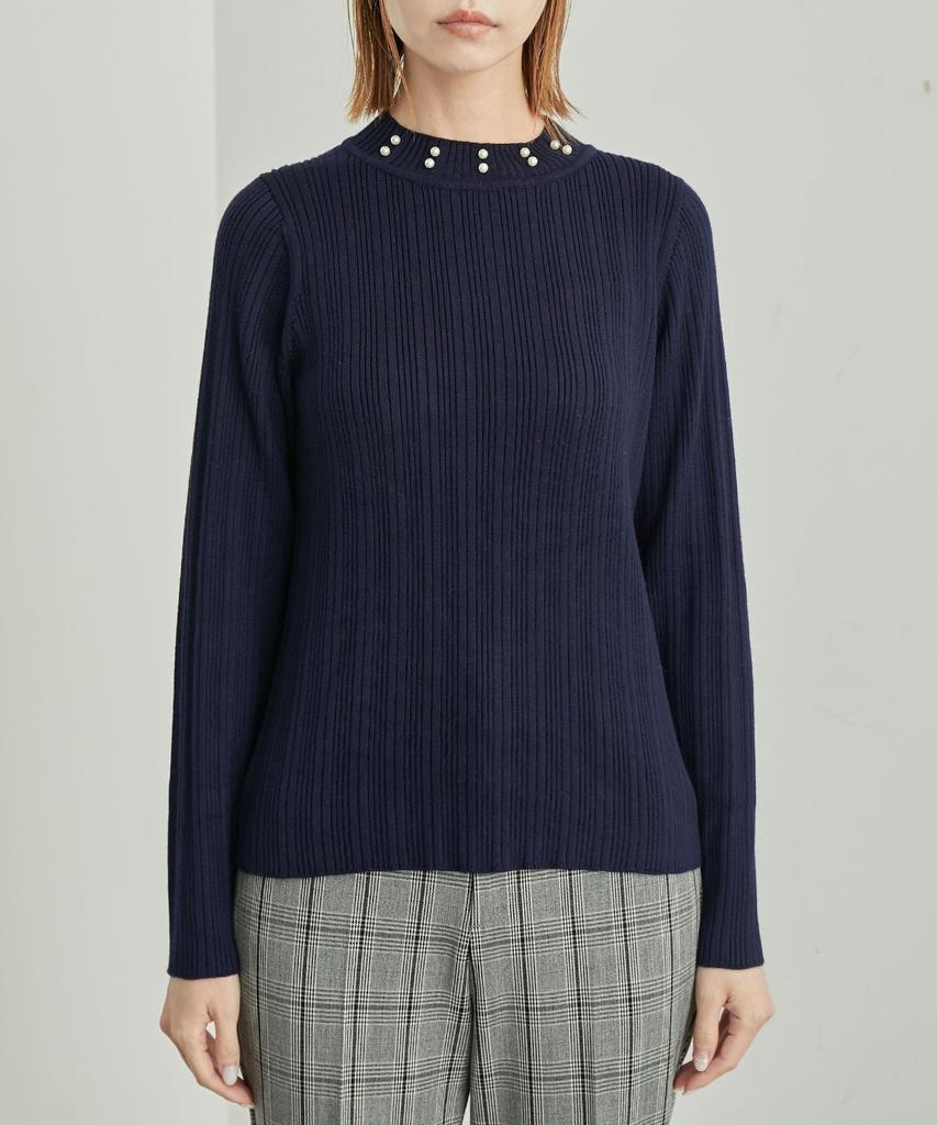 ROPE PICNIC Pearl Knit Pullover Pink 38 Women's Sweater, (63)