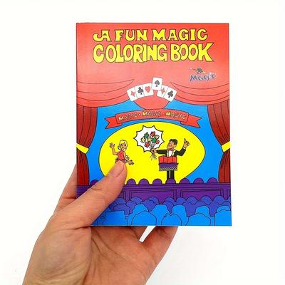 Compact Dimension Enjoyable Magic Coloring Book Comedy BookS Tricks Illusion Children Plaything Present Tour Close-up Street Tr