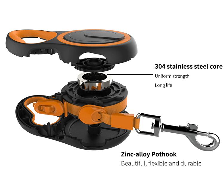 Automatic Retractable Dog Leash Nylon Ribbon Flexible Automatic Traction Small Medium Large Breed Dogs Pet Training Leash