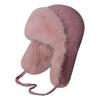 Fleece thickened hat women's autumn and winter new cold-proof thunder hat versatile ear protector warm knitted wool hat