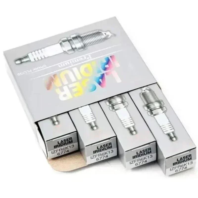 4/6PCS Iridium Spark Plug 6774 IZFR6K13 For Honda City 2006-2015 Fit 1.3L 1.5L L15A1 L15A7 Auto Ignition Candles