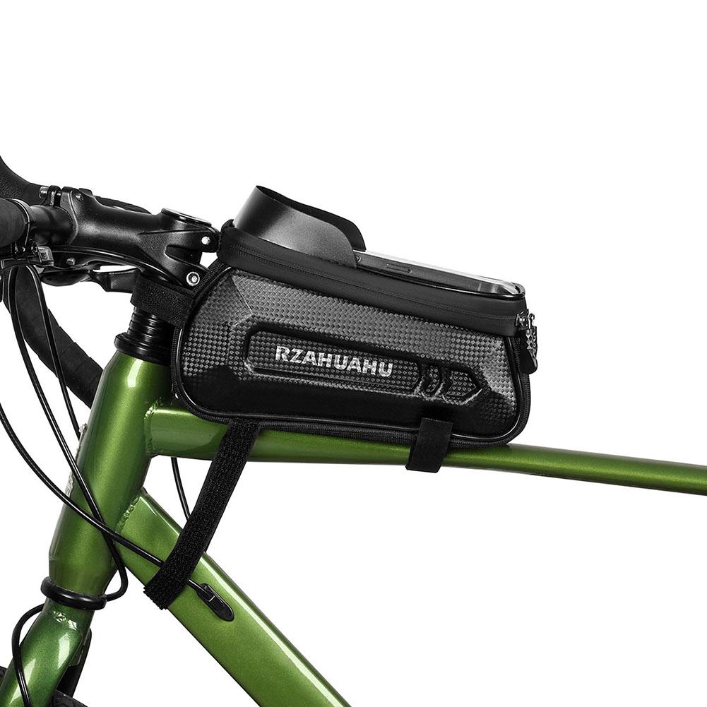 Bicycle Phone Front Frame Bag Waterproof Bike Frame Front Tube Bag Hard Casing Bike Bag Bike Accessories China Mainland