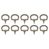 10Pcs Screw Thread Pull Handles Retro Single Hole Jewelry Case Gift Box Knob Bronze