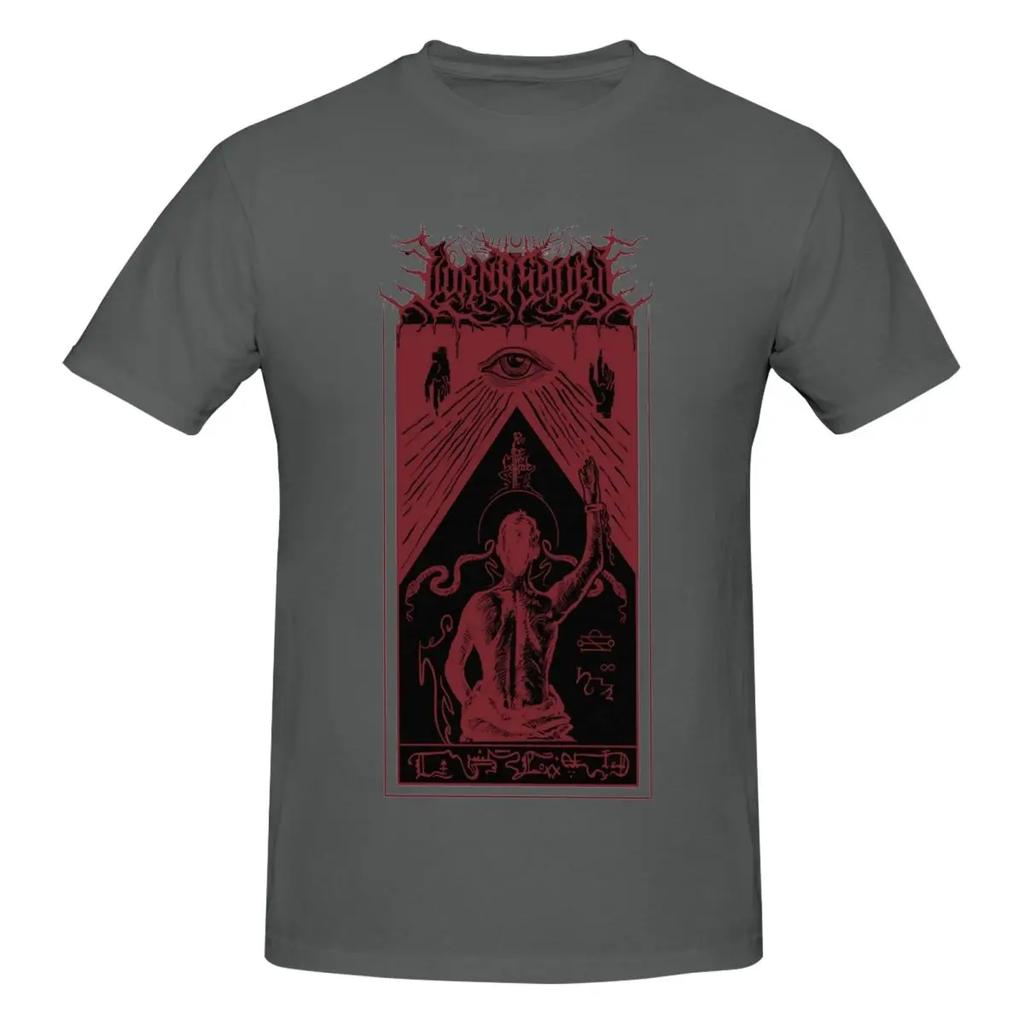 Summer Harajuku  Men's Lorna Shore Immortel Rock T Shirts Pure Cotton Clothing Fashion Short Sleeve Crew Neck Tee Shirt Big Size