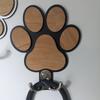 Natural Wooden Animal Paws Wall Mount Hook Smooth Surfaces Key Holder Organizer For Home Storage And Interior Designs