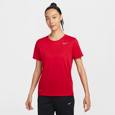 Nike Dri Fit T Shirt Women s University Red XS
