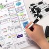 50-200 Pcs Black Magnetic Dry Erase Markers with Eraser Cap, White Board Mini Dry erase Markers Bulk, for Office School Supplies