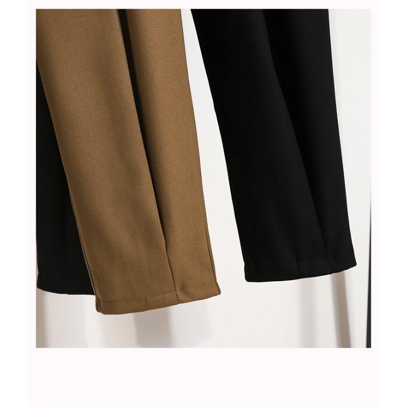 DIMANAF 2025 Spring Plus Size Pants High Waist Women Basic Elastic Pants Loose Female Casual Harem Pants