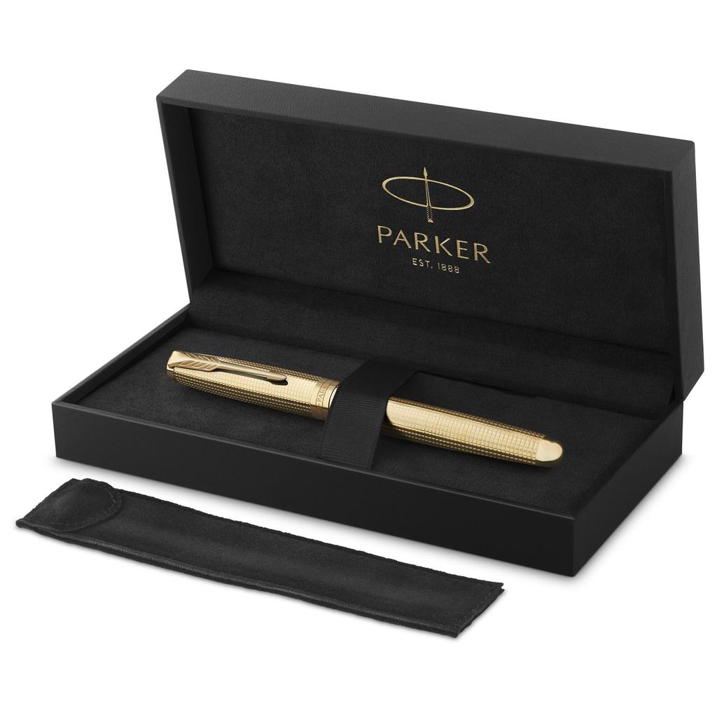 Parker Sonnet Gold Sizzle GT SE Dolma Kalem İnce 18K Altın Hediye Resmi Ürün Numarası 2209265 Kalem, Uç, Uç, Kutulu, Lüks, İthal,