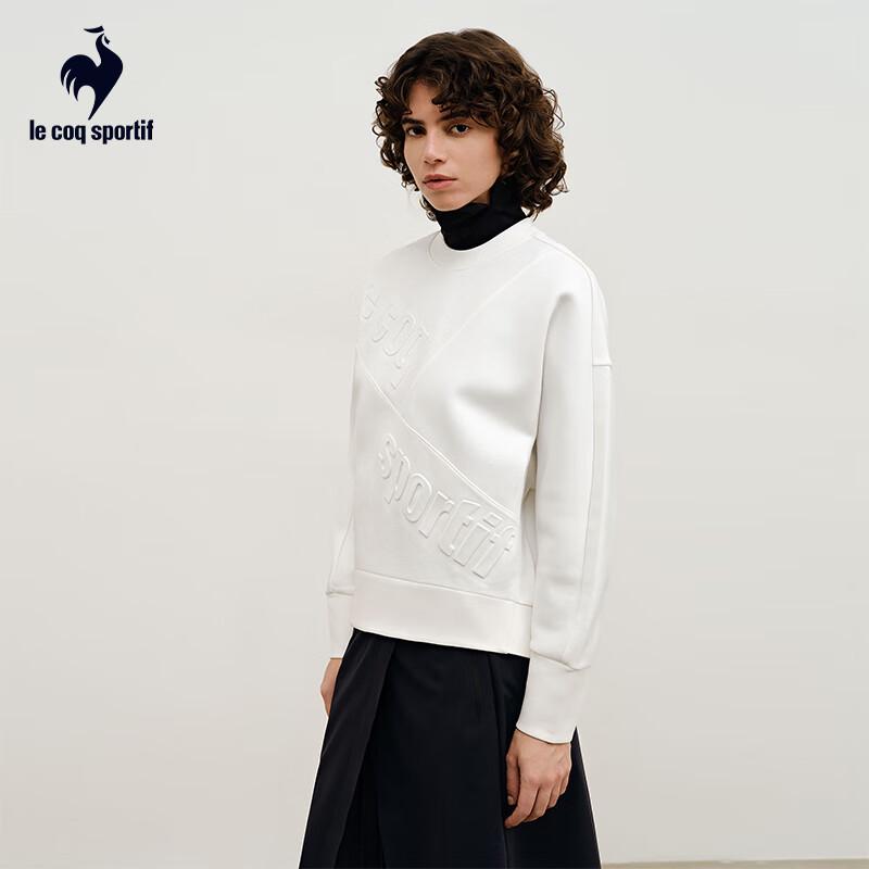 Le Coq Sportif Women's Gold Label Round Neck Sweatshirt