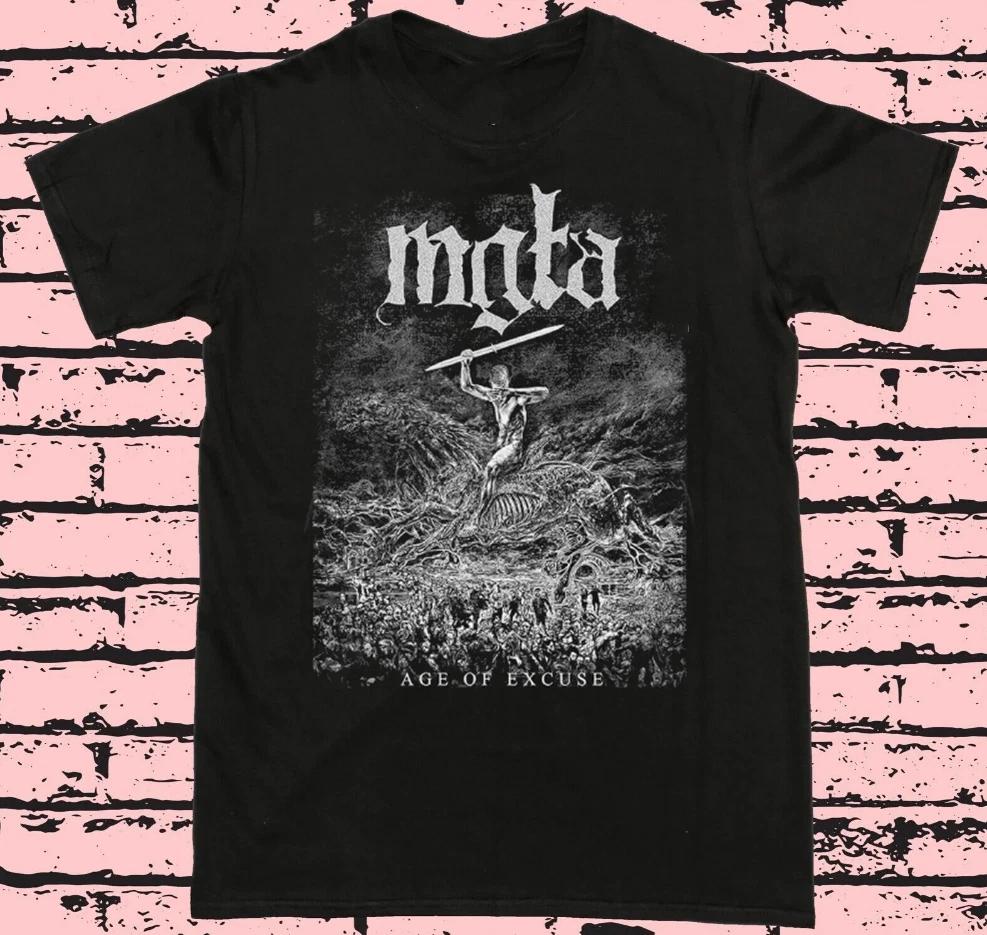 

Mgla Age Of Excuse Unisex Black T Shirt Full Size S-5XL L