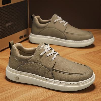 22 neue Board-Schuhe Herbst und Winter lässige Lederschuhe bequem rutschfest schlichter Stil faule Schuhe Business
